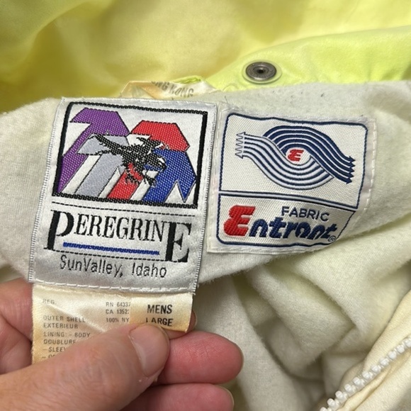 Vintage Peregrine Neon Pullover Light Jacket Coat men’s large qw - Picture 6 of 8